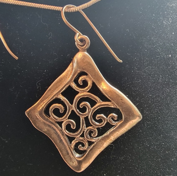 Shablool Didae .925 Sterling Silver Israel Dangle Earrings - Picture 4 of 7